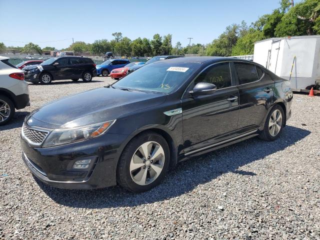 KNAGN4AD0E5068895 - 2014 KIA OPTIMA HYBRID BLACK photo 1