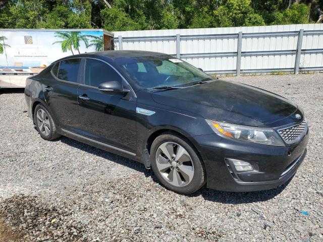 KNAGN4AD0E5068895 - 2014 KIA OPTIMA HYBRID BLACK photo 4