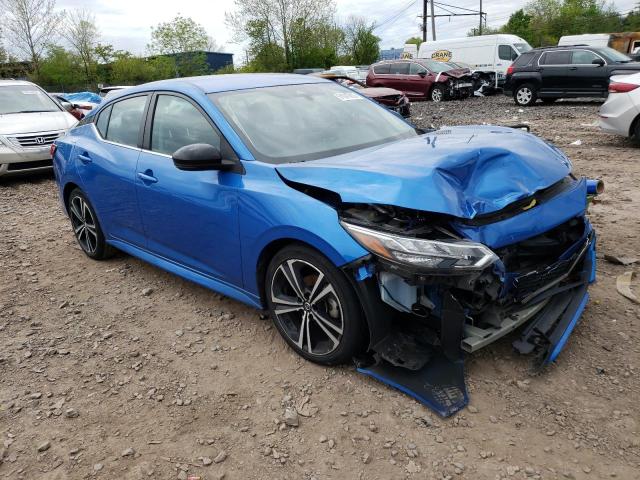 3N1AB8DV1LY207366 - 2020 NISSAN SENTRA SR BLUE photo 4