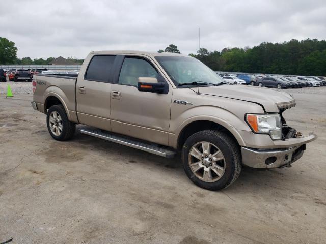 1FTFW1EF5CFB13875 - 2012 FORD F150 SUPERCREW BEIGE photo 4