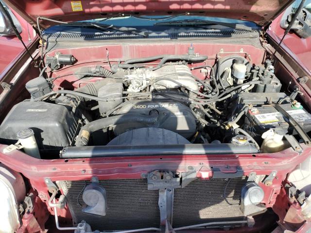 5TBRN34181S145078 - 2001 TOYOTA TUNDRA ACCESS CAB SR5 BURGUNDY photo 11