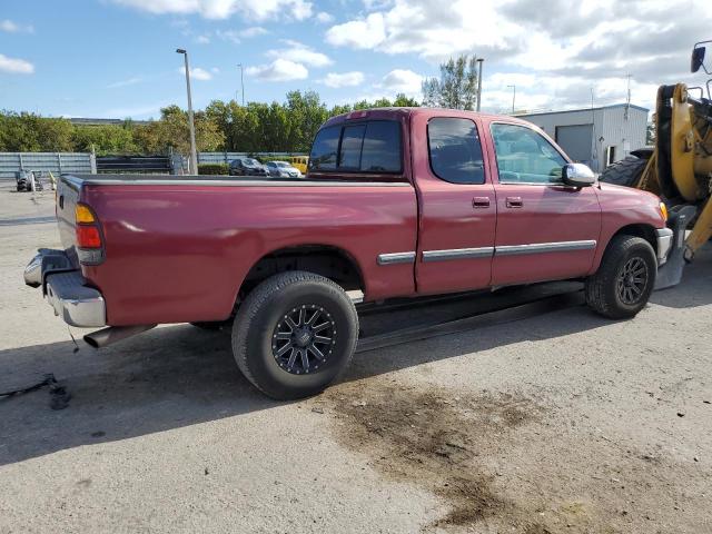 5TBRN34181S145078 - 2001 TOYOTA TUNDRA ACCESS CAB SR5 BURGUNDY photo 3