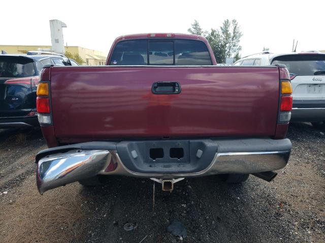 5TBRN34181S145078 - 2001 TOYOTA TUNDRA ACCESS CAB SR5 BURGUNDY photo 6