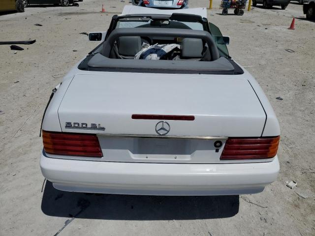 WDBFA66E8MF027882 - 1991 MERCEDES-BENZ 500 SL WHITE photo 6