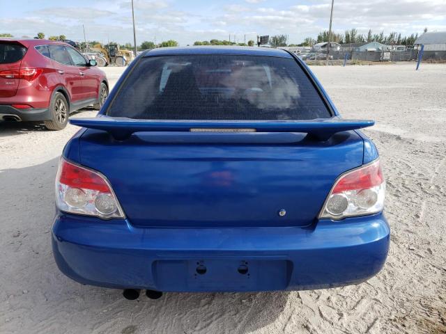 JF1GD29695G500667 - 2005 SUBARU IMPREZA WRX BLUE photo 6