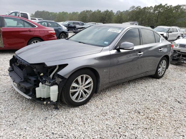 JN1EV7AP1HM732415 - 2017 INFINITI Q50 PREMIUM GRAY photo 1