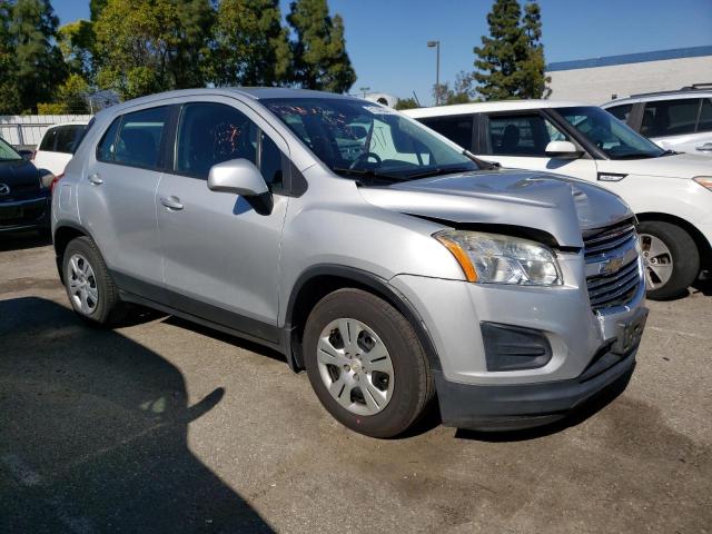 3GNCJKSB5GL130851 - 2016 CHEVROLET TRAX LS SILVER photo 4