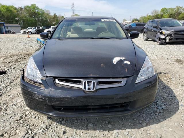 3HGCM56323G702208 - 2003 HONDA ACCORD LX BLACK photo 5