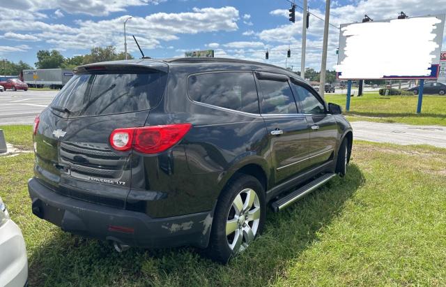 1GNKRLED2BJ152006 - 2011 CHEVROLET TRAVERSE LTZ BLACK photo 4