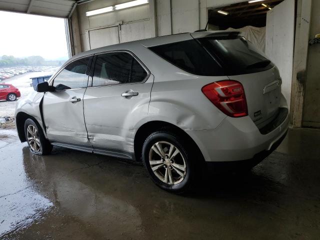 2GNALBEKXH1526144 - 2017 CHEVROLET EQUINOX LS SILVER photo 2