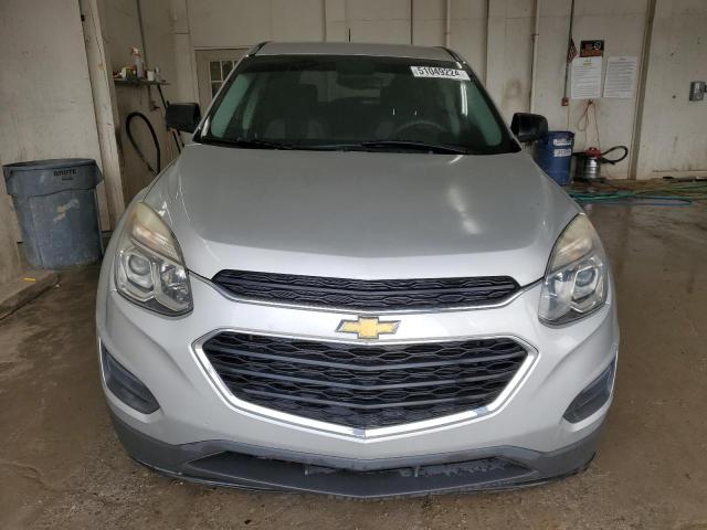 2GNALBEKXH1526144 - 2017 CHEVROLET EQUINOX LS SILVER photo 5