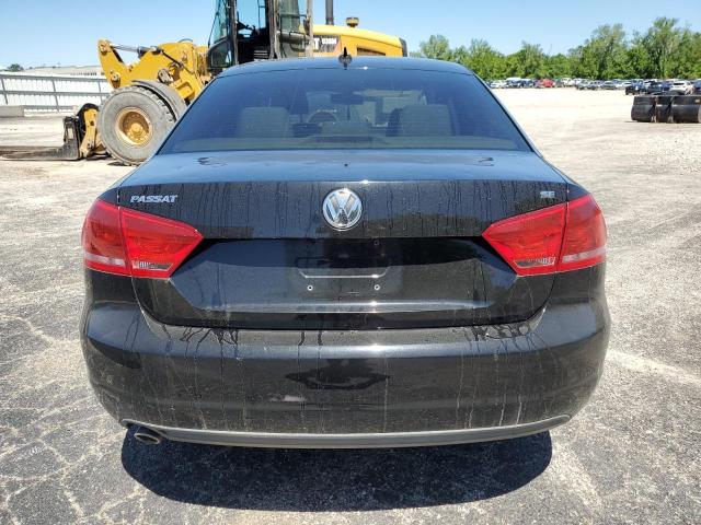 1VWBP7A36DC047072 - 2013 VOLKSWAGEN PASSAT SE BLACK photo 6