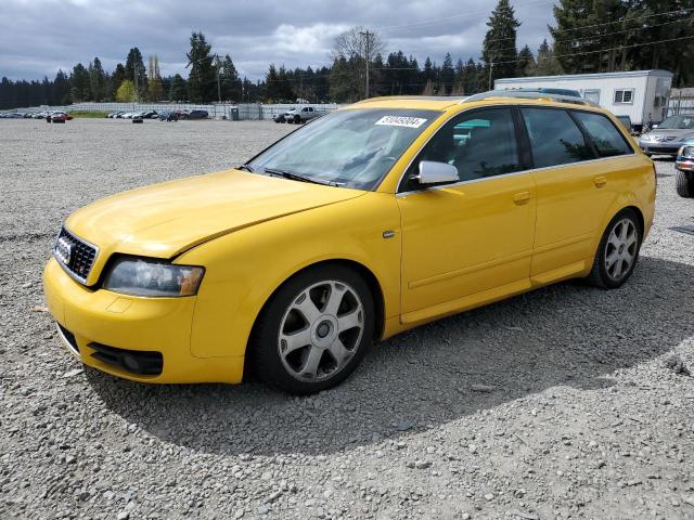 WAUXL68E24A266822 - 2004 AUDI S4 AVANT QUATTRO YELLOW photo 1