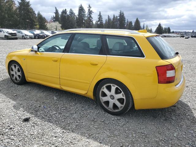 WAUXL68E24A266822 - 2004 AUDI S4 AVANT QUATTRO YELLOW photo 2