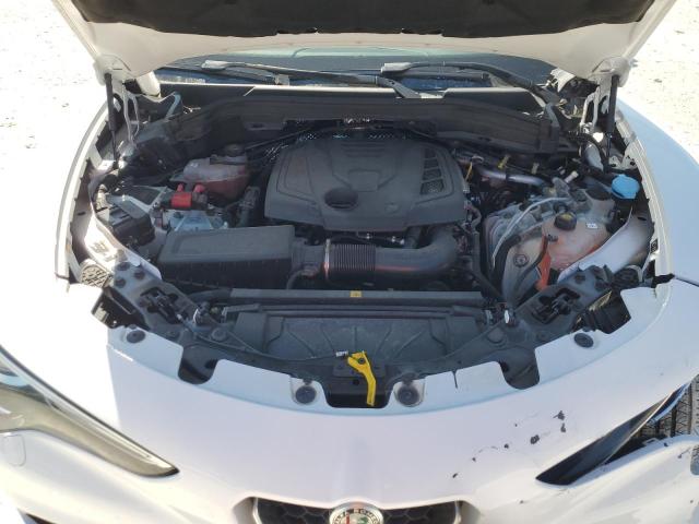 ZASPAKBN3N7D25487 - 2022 ALFA ROMEO STELVIO TI WHITE photo 12