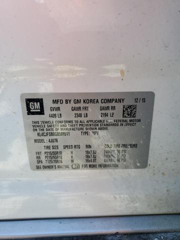 KL4CJFSB8GB588511 - 2016 BUICK ENCORE CONVENIENCE 白色 照片 12