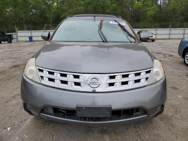 JN8AZ08W55W415875 - 2005 NISSAN MURANO SL GRAY photo 5