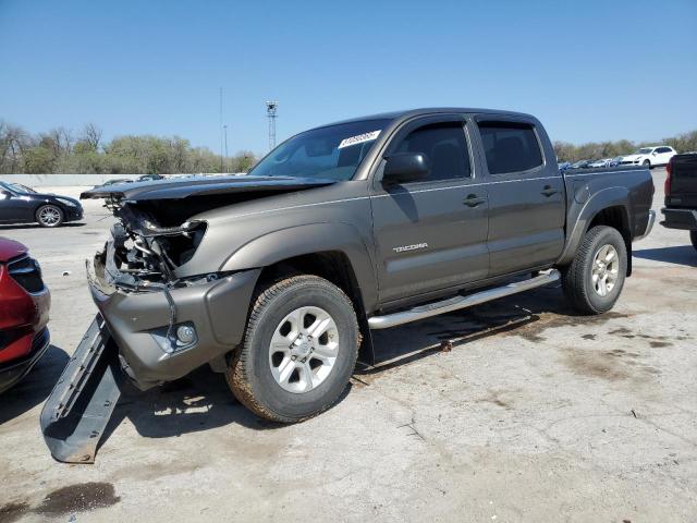 5TFJU4GN2EX057445 - 2014 TOYOTA TACOMA DOUBLE CAB PRERUNNER GRAY photo 1