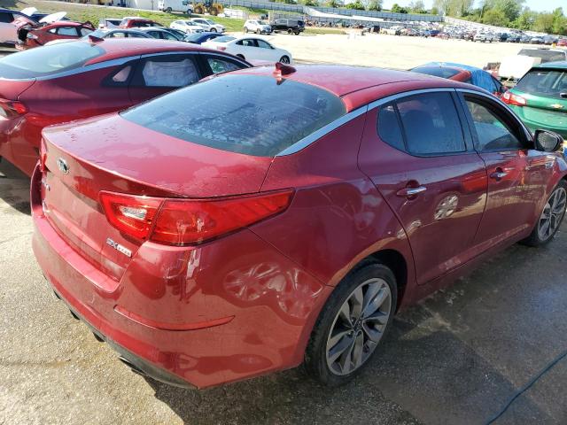 5XXGR4A69EG330062 - 2014 KIA OPTIMA SX RED photo 3