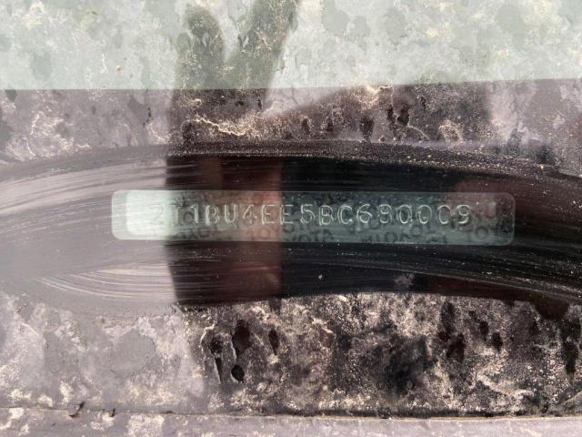 2T1BU4EE5BC680009 - 2011 TOYOTA COROLLA BASE ნაცრისფერი ფოტო 12