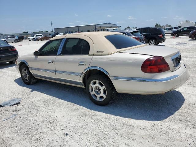 1LNHM97V21Y682407 - 2001 LINCOLN CONTINENTA BEIGE photo 2