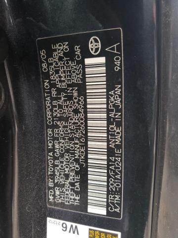 JTKDE167260084966 - 2006 TOYOTA SCION TC 黑色 照片 12