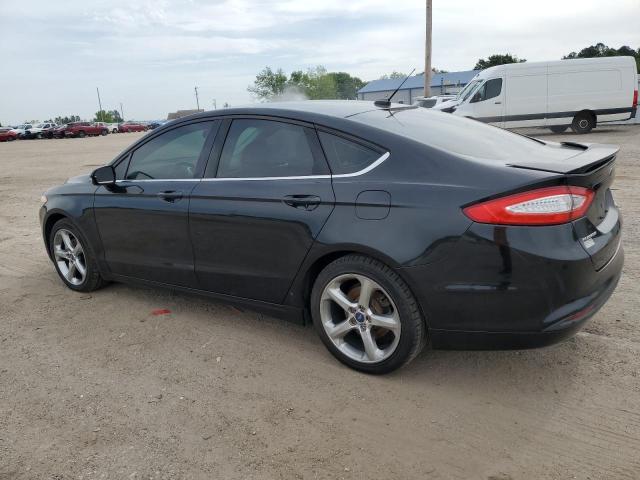 3FA6P0HD2ER224218 - 2014 FORD FUSION SE BLACK photo 2