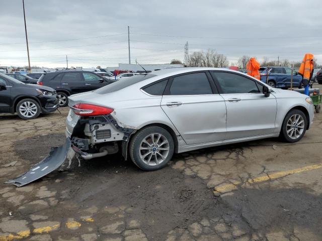 3FA6P0LU1HR258694 - 2017 FORD FUSION SE HYBRID SILVER photo 3