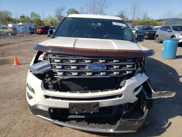 1FM5K8DH0HGC19330 - 2017 FORD EXPLORER XLT WHITE photo 5