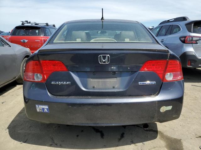 JHMFA36216S020884 - 2006 HONDA CIVIC HYBRID GRAY photo 6