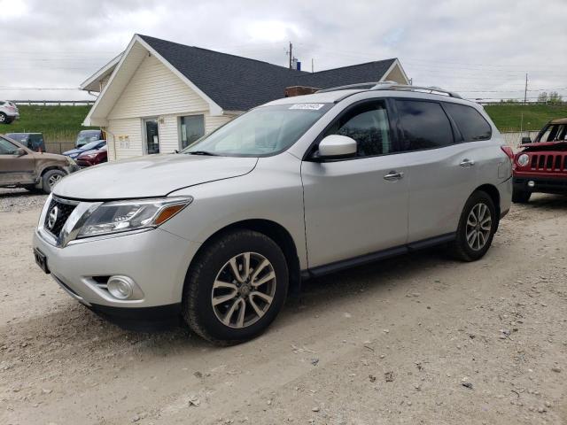 5N1AR2MM5FC673579 - 2015 NISSAN PATHFINDER S 银色 照片 1