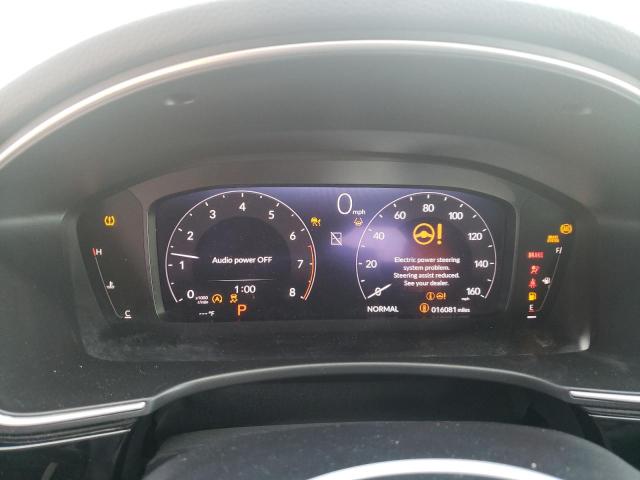 19XFL1H85NE016680 - 2022 HONDA CIVIC SPORT TOURING GRAY photo 9