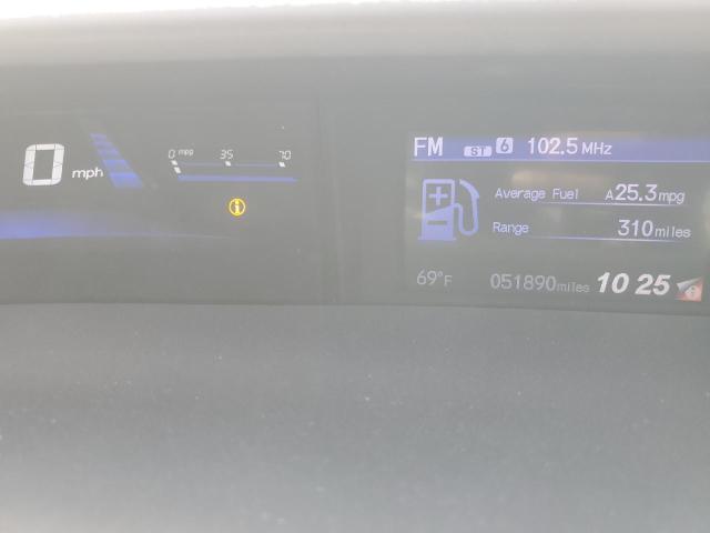 19XFB2F92FE067883 - 2015 HONDA CIVIC EXL SILVER photo 9