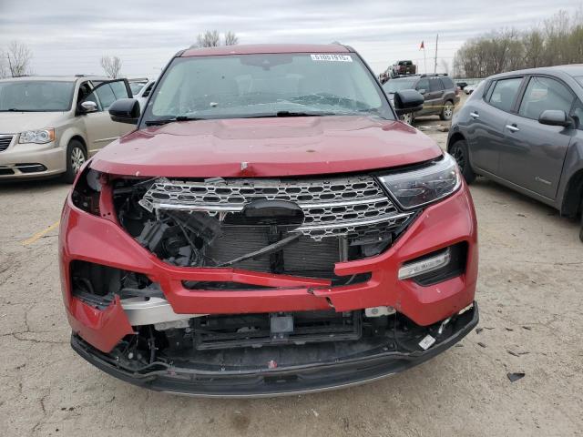 1FMSK8FH2LGB74190 - 2020 FORD EXPLORER LIMITED RED photo 5