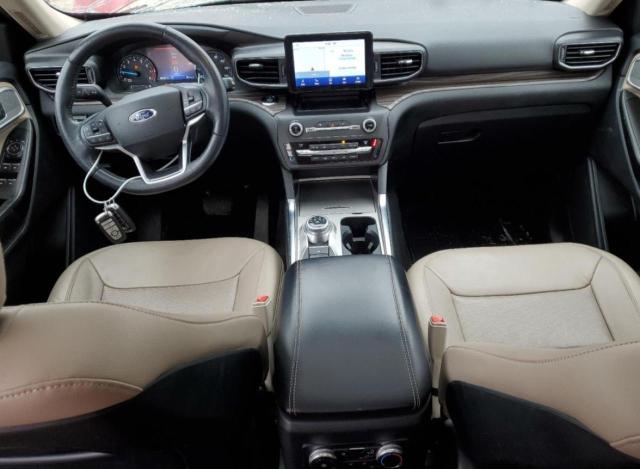 1FMSK8FH2LGB74190 - 2020 FORD EXPLORER LIMITED RED photo 8