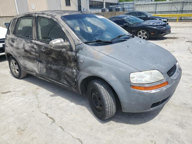 KL1TD666X8B186136 - 2008 CHEVROLET AVEO BASE GRAY photo 4