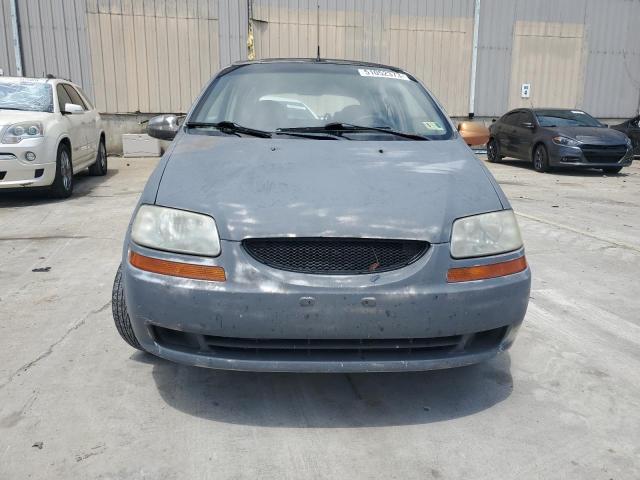 KL1TD666X8B186136 - 2008 CHEVROLET AVEO BASE GRAY photo 5