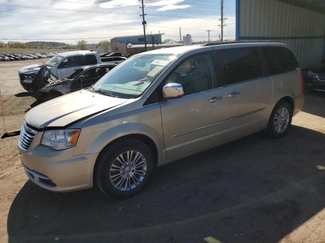 2C4RC1CG0DR607248 - 2013 CHRYSLER TOWN & COU TOURING L GOLD photo 1