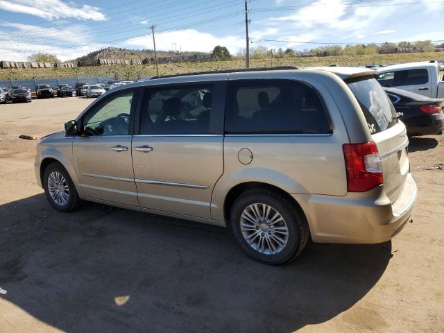 2C4RC1CG0DR607248 - 2013 CHRYSLER TOWN & COU TOURING L GOLD photo 2