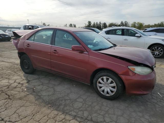 4T1BE30K45U025623 - 2005 TOYOTA CAMRY LE RED photo 4