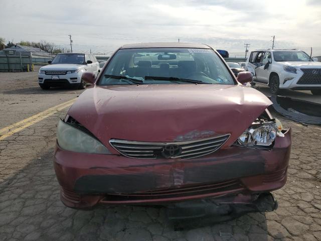 4T1BE30K45U025623 - 2005 TOYOTA CAMRY LE RED photo 5