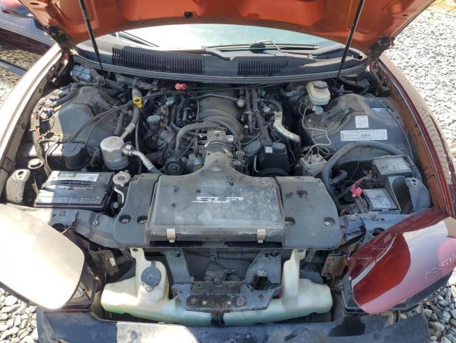 2G2FV22G8Y2153600 - 2000 PONTIAC FIREBIRD FORMULA BURGUNDY photo 11