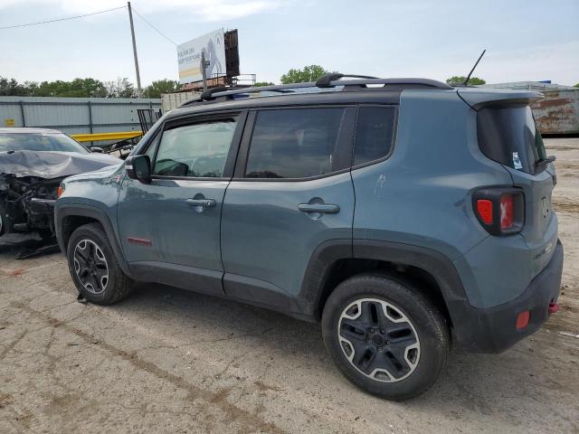 ZACCJBCT0FPB79980 - 2015 JEEP RENEGADE TRAILHAWK GRAY photo 2