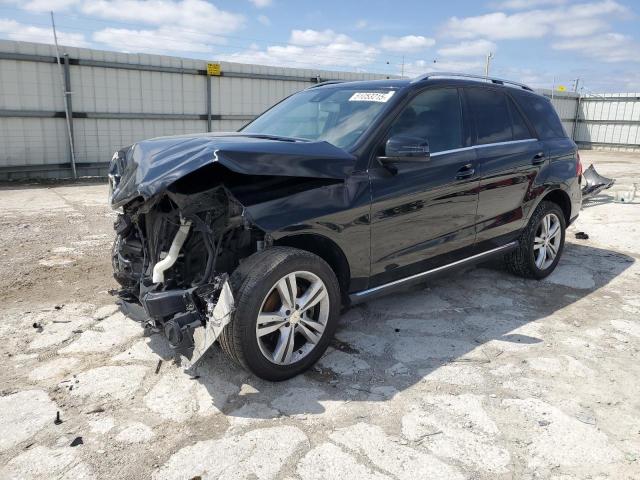 4JGDA5HBXEA342358 - 2014 MERCEDES-BENZ ML 350 4MATIC BLACK photo 1