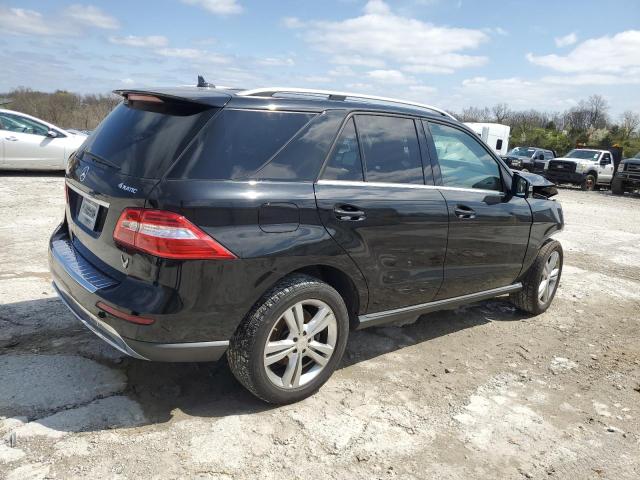 4JGDA5HBXEA342358 - 2014 MERCEDES-BENZ ML 350 4MATIC BLACK photo 3