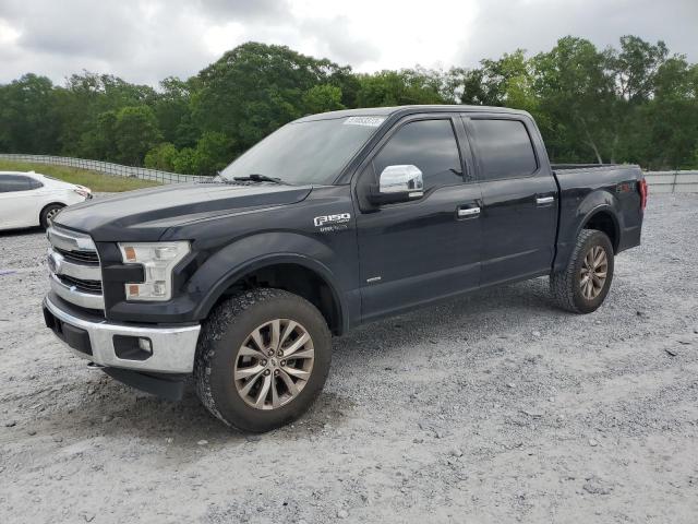 1FTEW1EG6HKE09278 - 2017 FORD F150 SUPERCREW BLACK photo 1