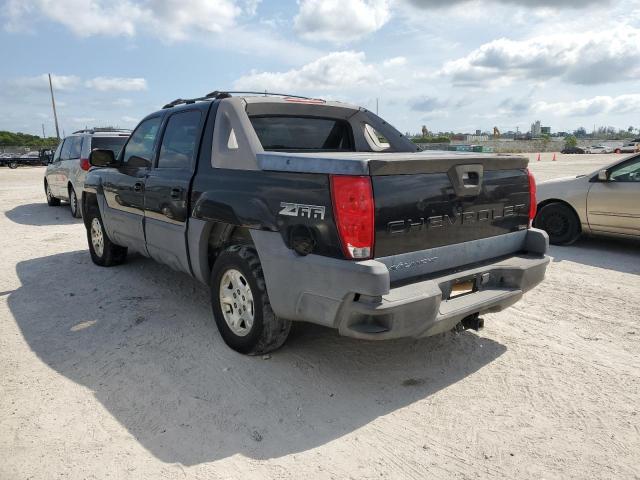 3GNEC13T63G345775 - 2003 CHEVROLET AVALANCHE C1500 BLACK photo 2