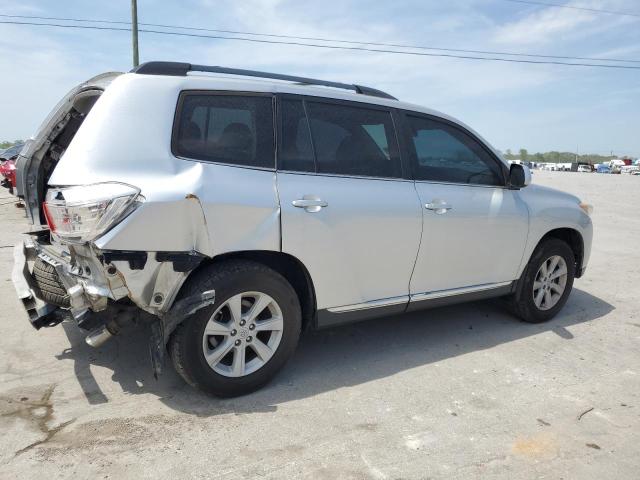 5TDZK3EH6DS102309 - 2013 TOYOTA HIGHLANDER BASE SILVER photo 3