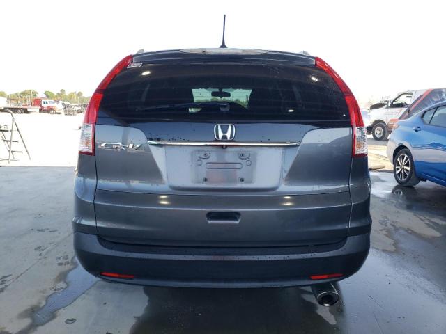 2HKRM3H71EH519468 - 2014 HONDA CR-V EXL GRAY photo 6