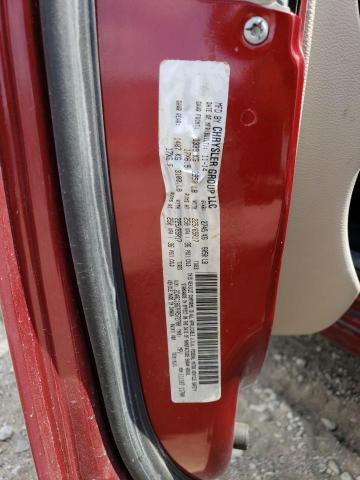 2C4RC1BG7FR572700 - 2015 CHRYSLER TOWN & COU TOURING 红色 照片 13